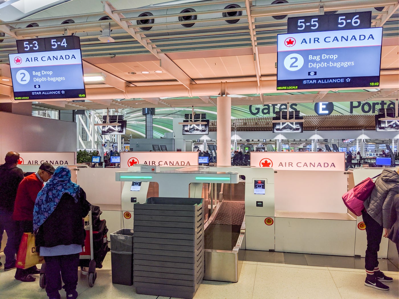 air canada baggage time