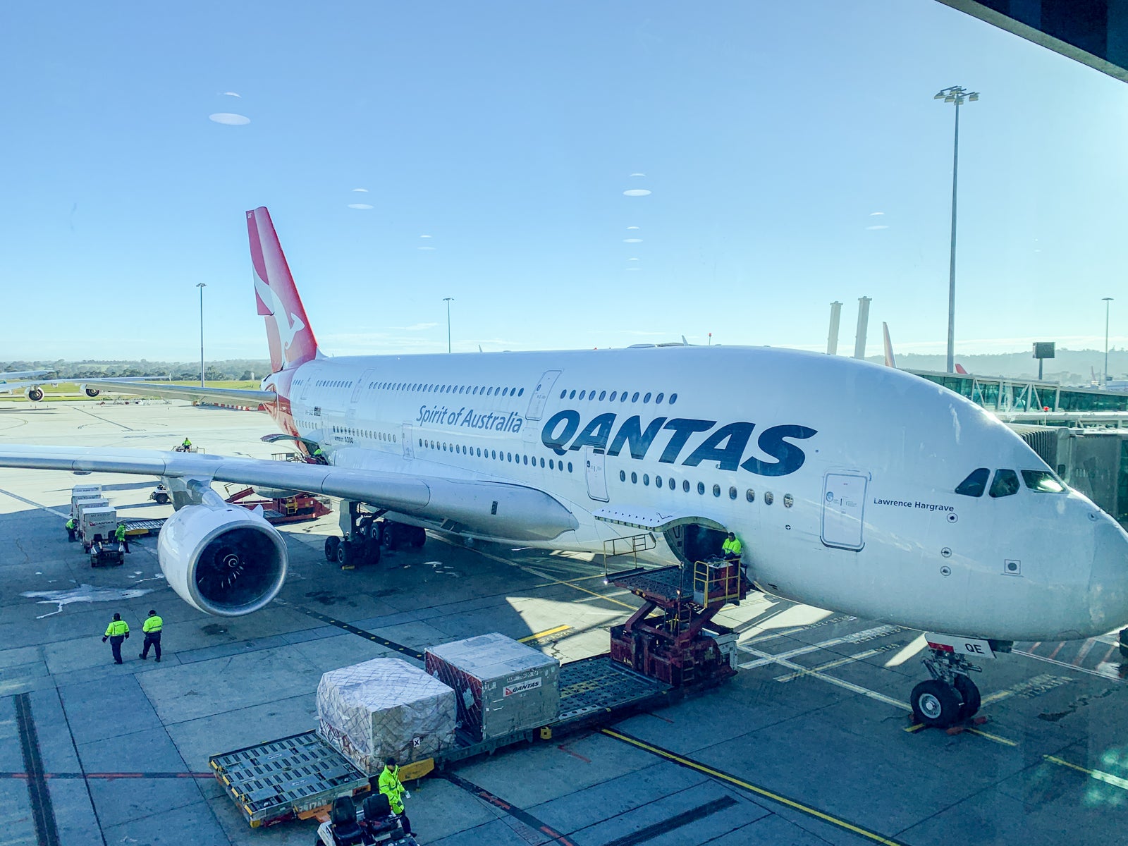 Qantas A380 First MEL-LAX