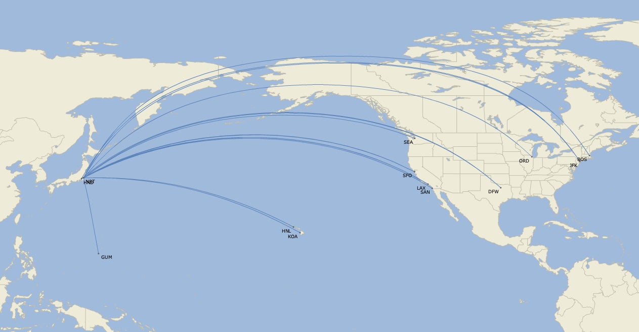 ANA, JAL to add new Houston, San Jose and Seattle flights to Tokyo Haneda