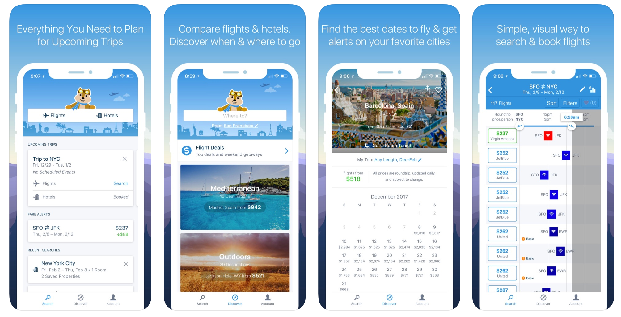online travel booking app