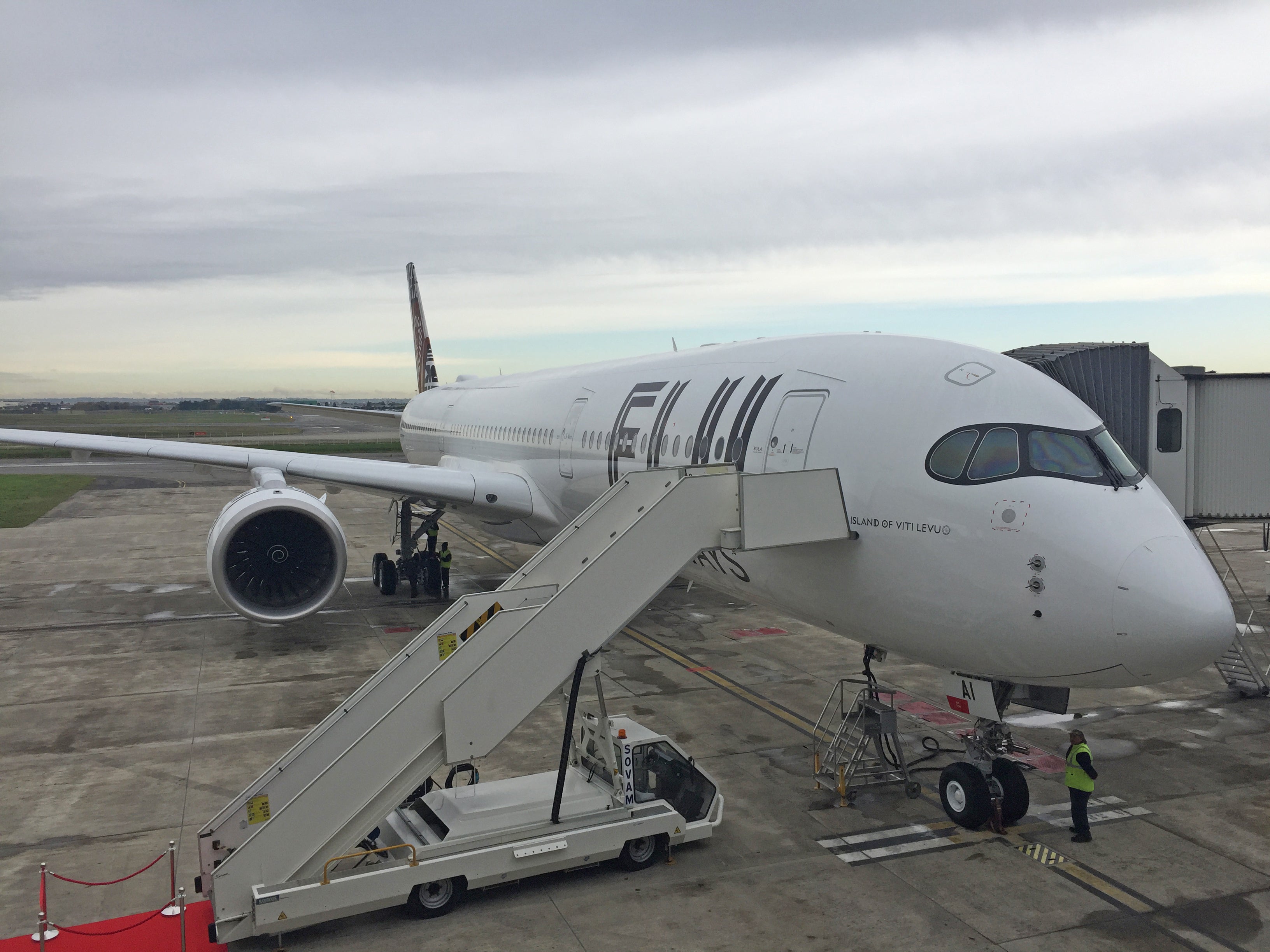 Fiji Airways A350 delivery