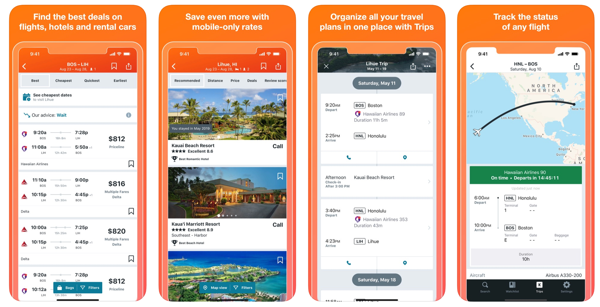 online travel booking app