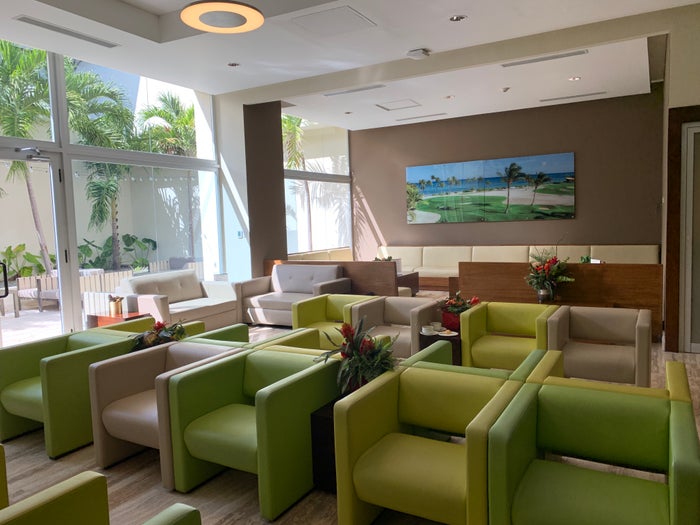 The Priority Pass lounge in Punta Cana (Summer Hull/The Points Guy)