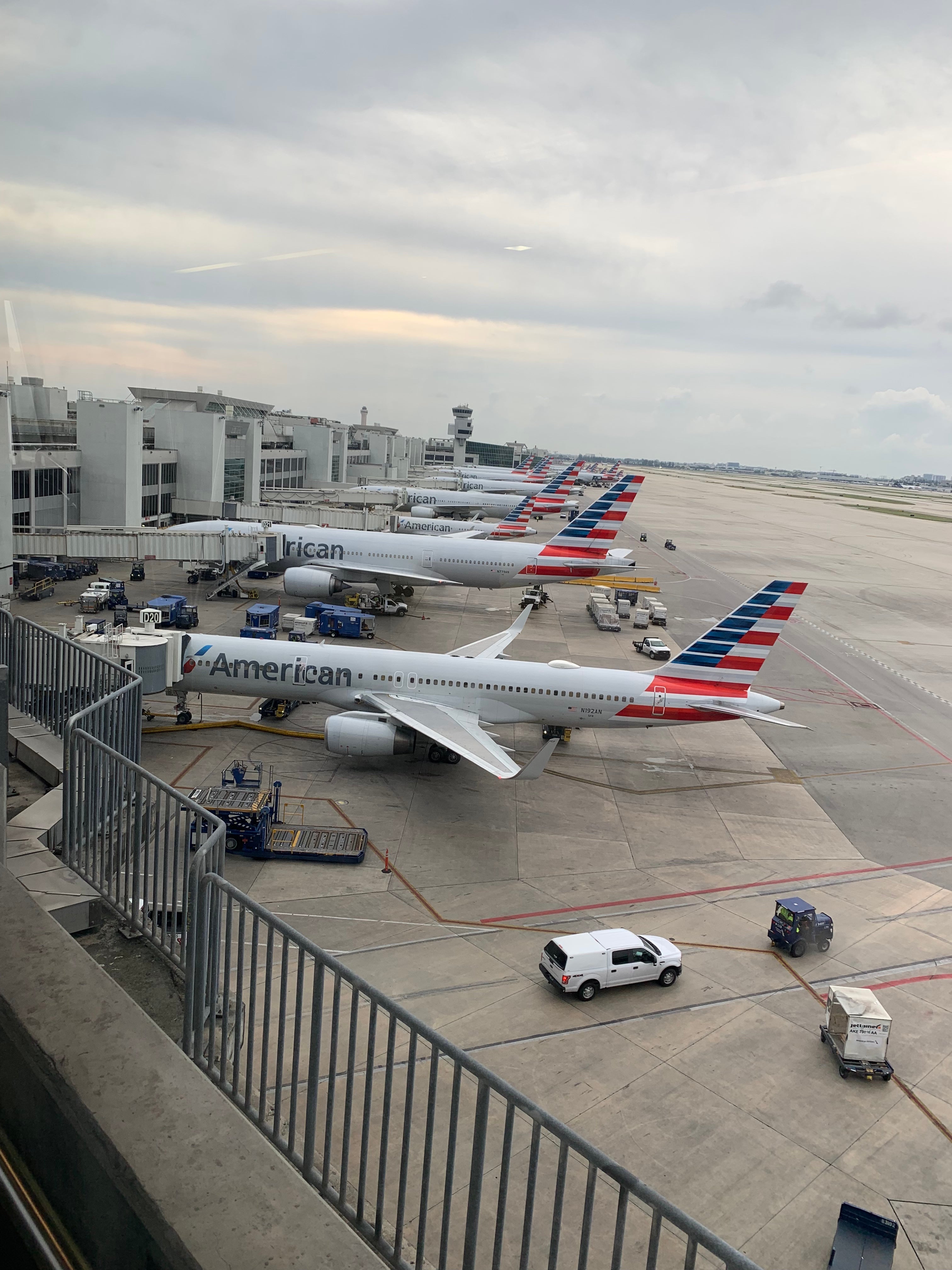 AA Jet on Miami Tarmac October 2019