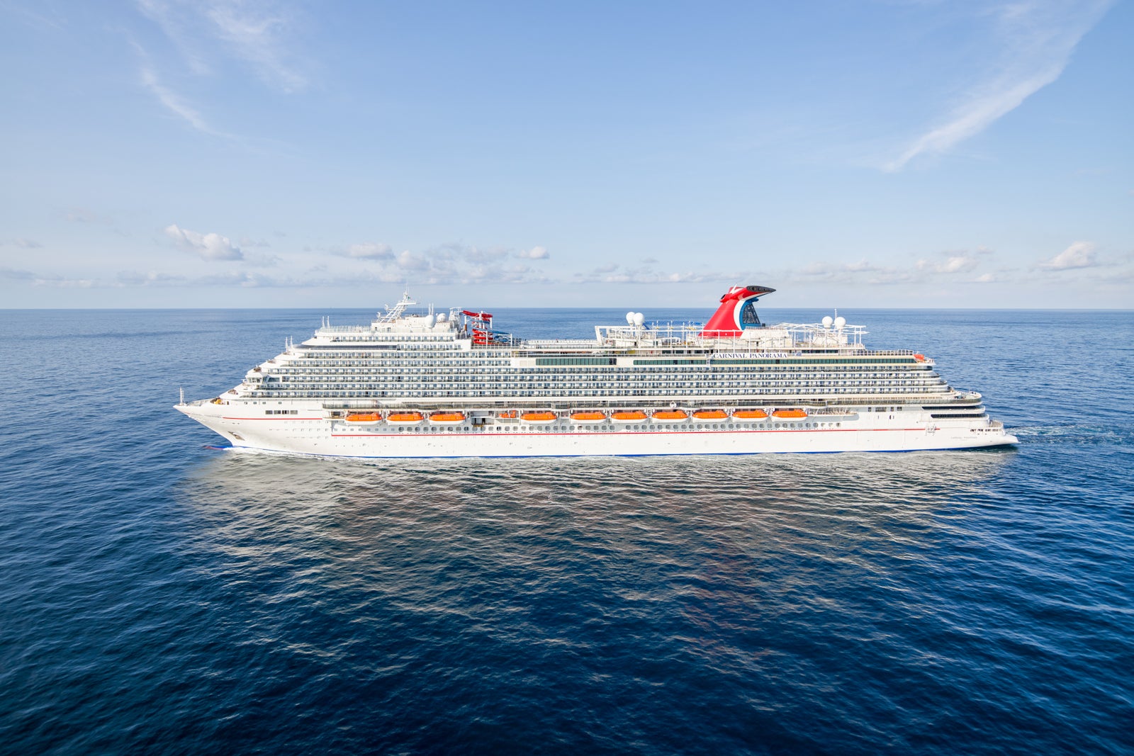 carnival cruise ships listed by size