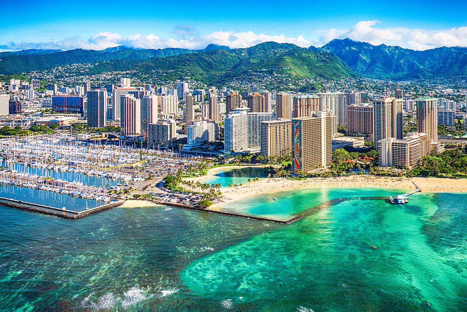 How To Get To Hawaii Fly Nonstop From 27 Mainland U S Cities The   Downtown Honolulu Oahu Photo By Art Wager Getty 