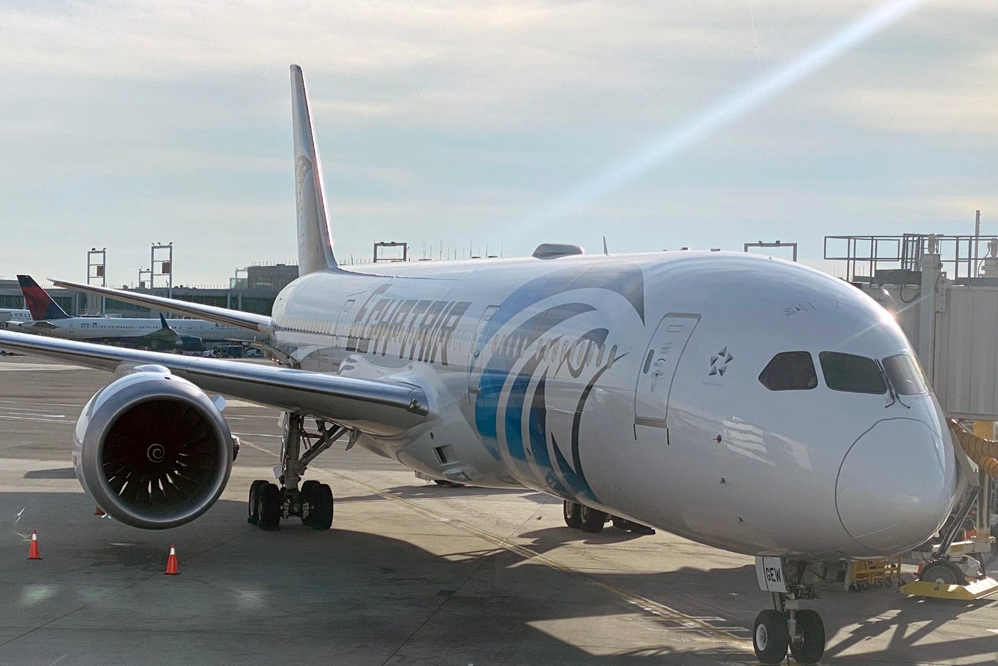 Flight review EgyptAir 7879 business class, Cairo to New York