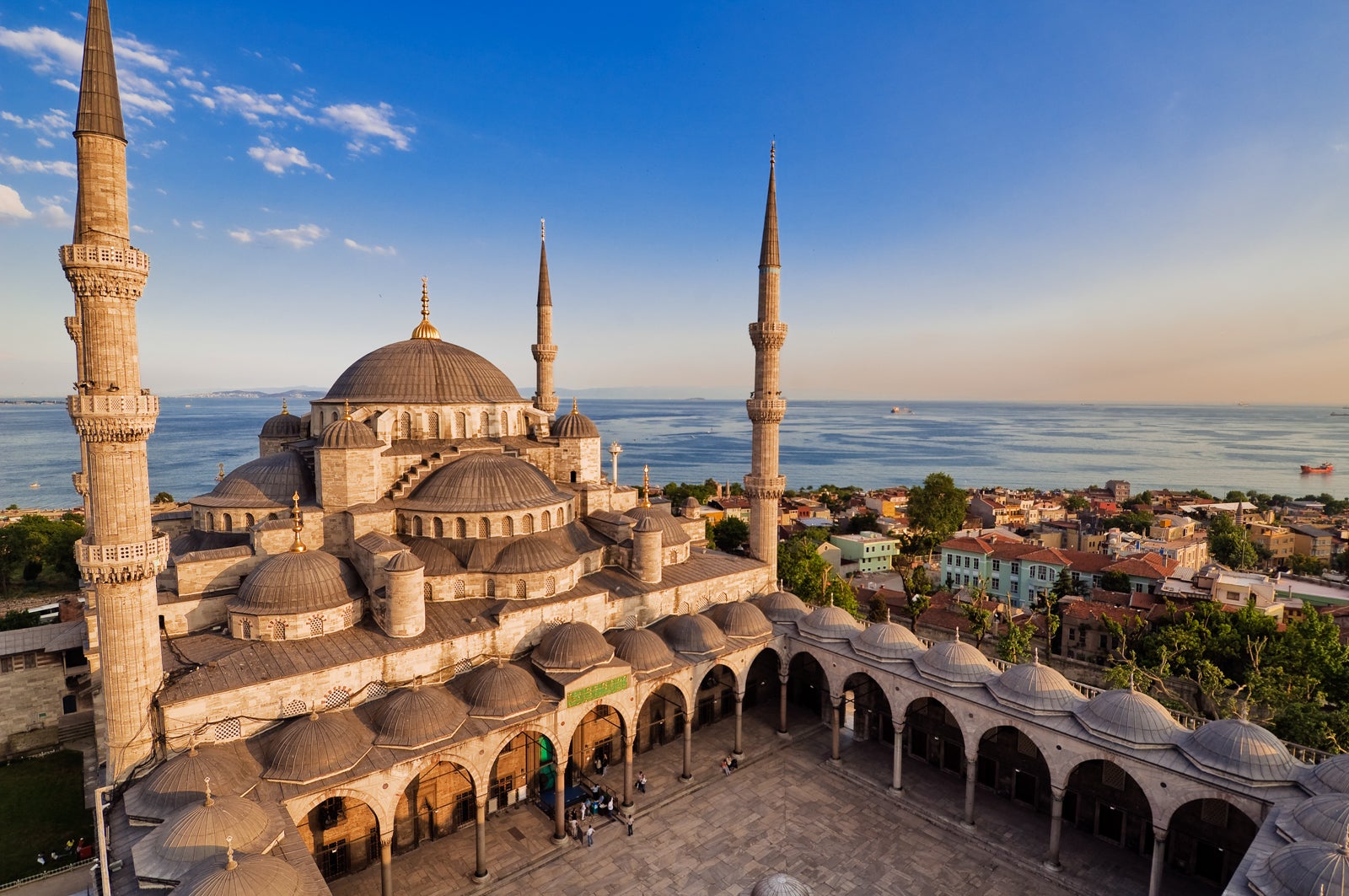Turkey, Istanbul, Sultanahmet district, classified as World Heritage by UNESCO, Sultan Ahmet Camii (Blue Mosque)