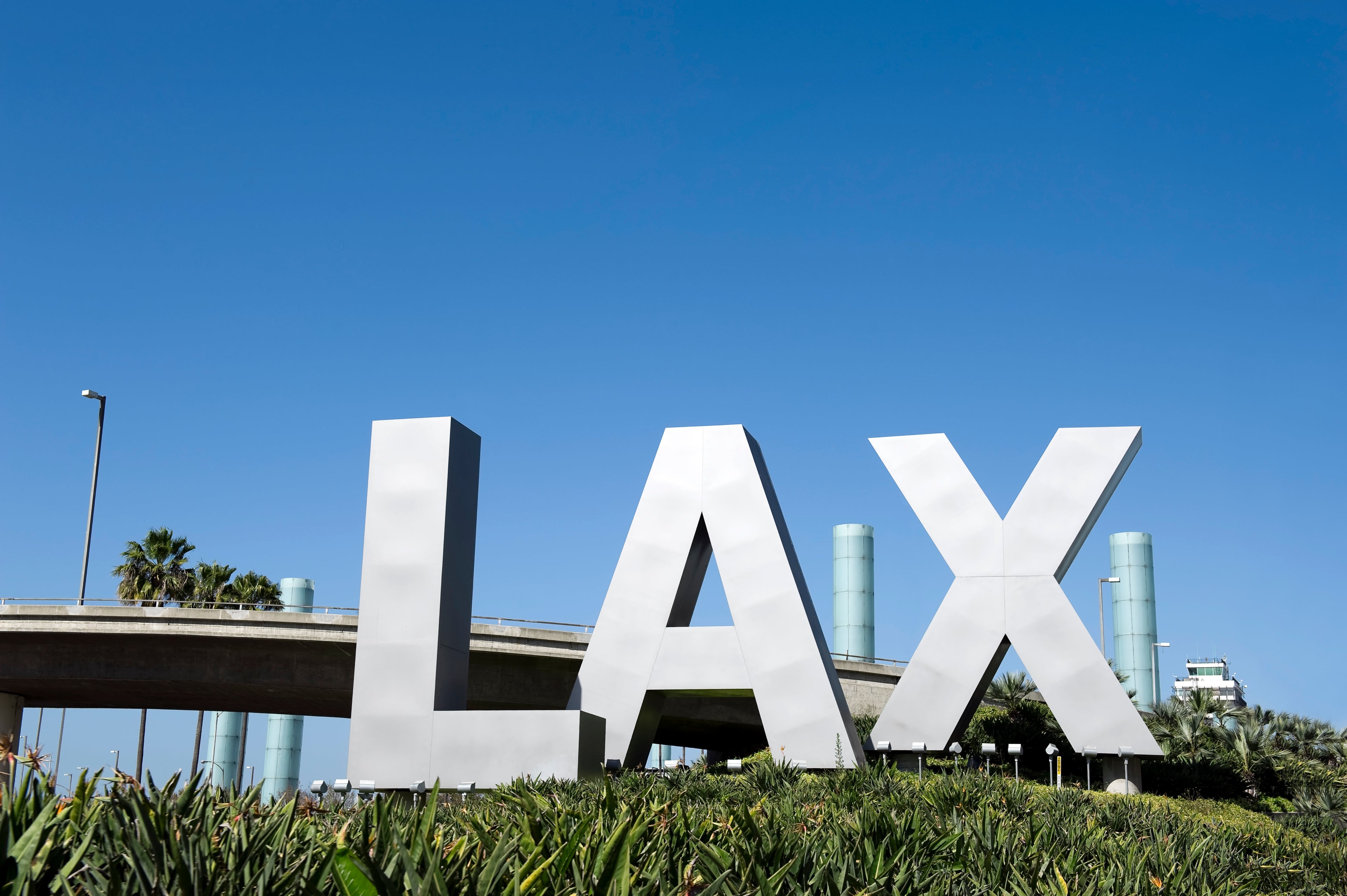 LAX Airport Sign