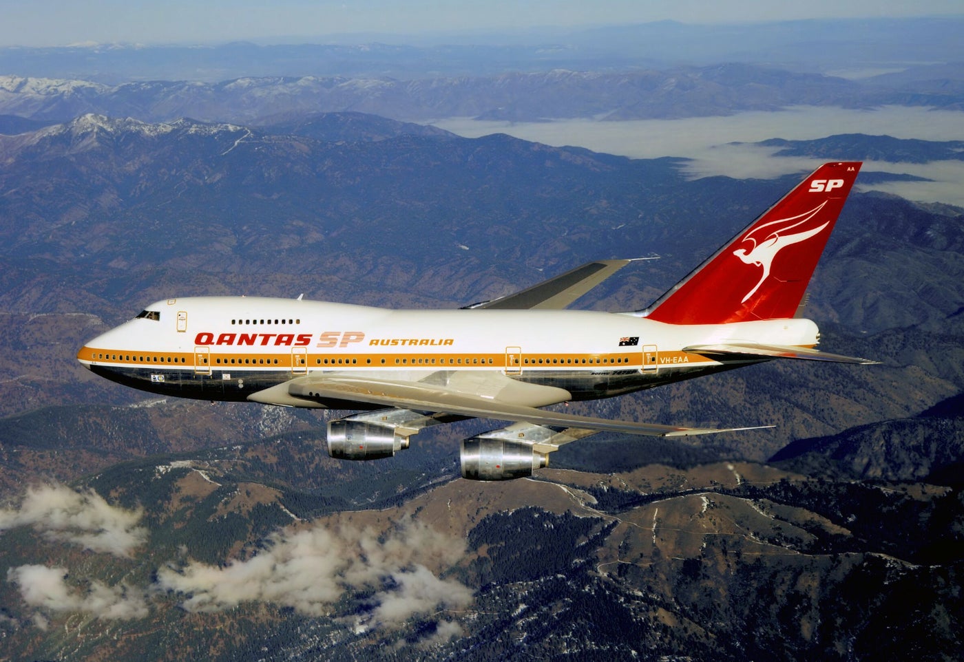 Qantas is flying its final Boeing 747 flight from the US