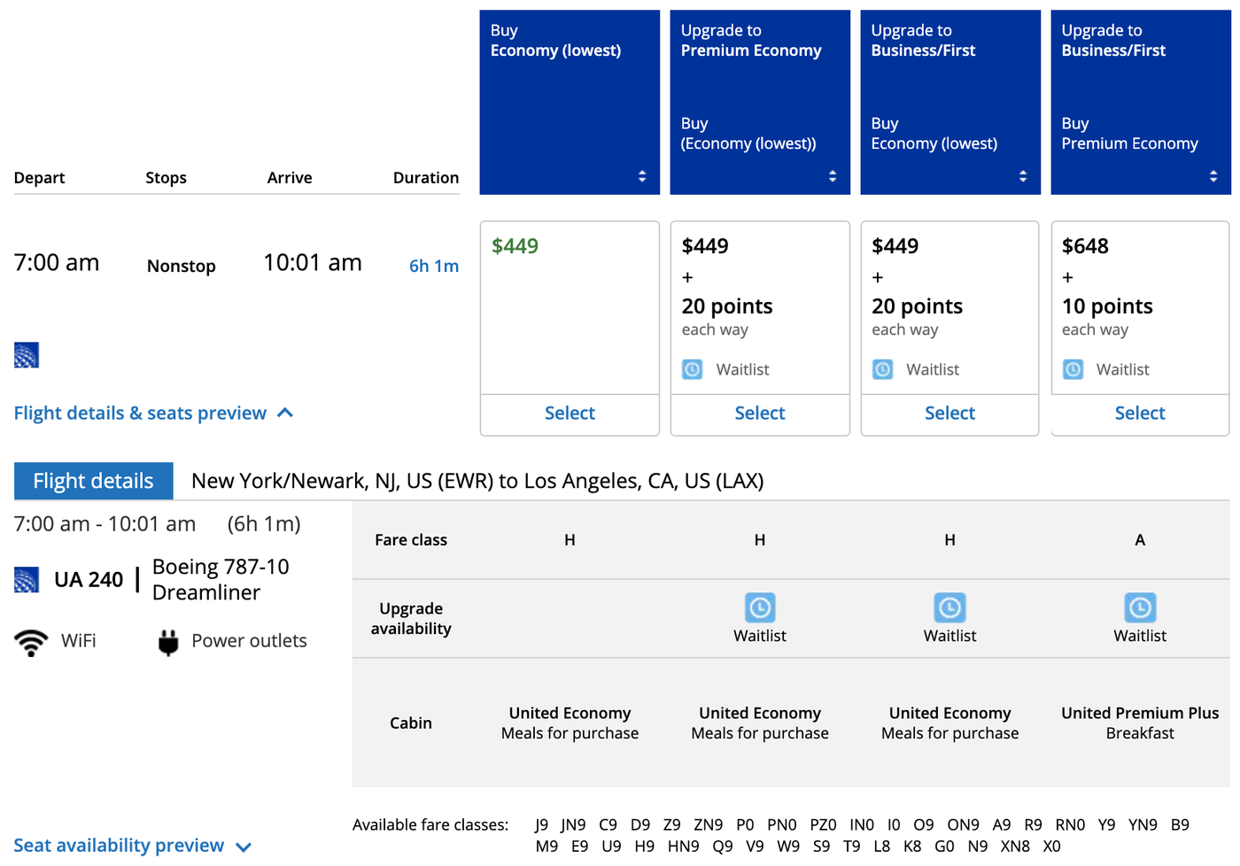 How to request an elite upgrade with United PlusPoints