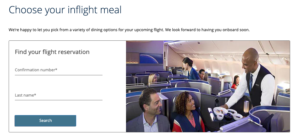 You can now pre-order your inflight meal on select United flights - The ...