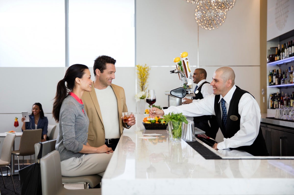 Do you need to tip servers in airport lounges? The Points Guy
