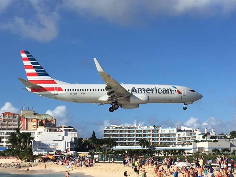 Plane-spotting time; St. Martin is now open again