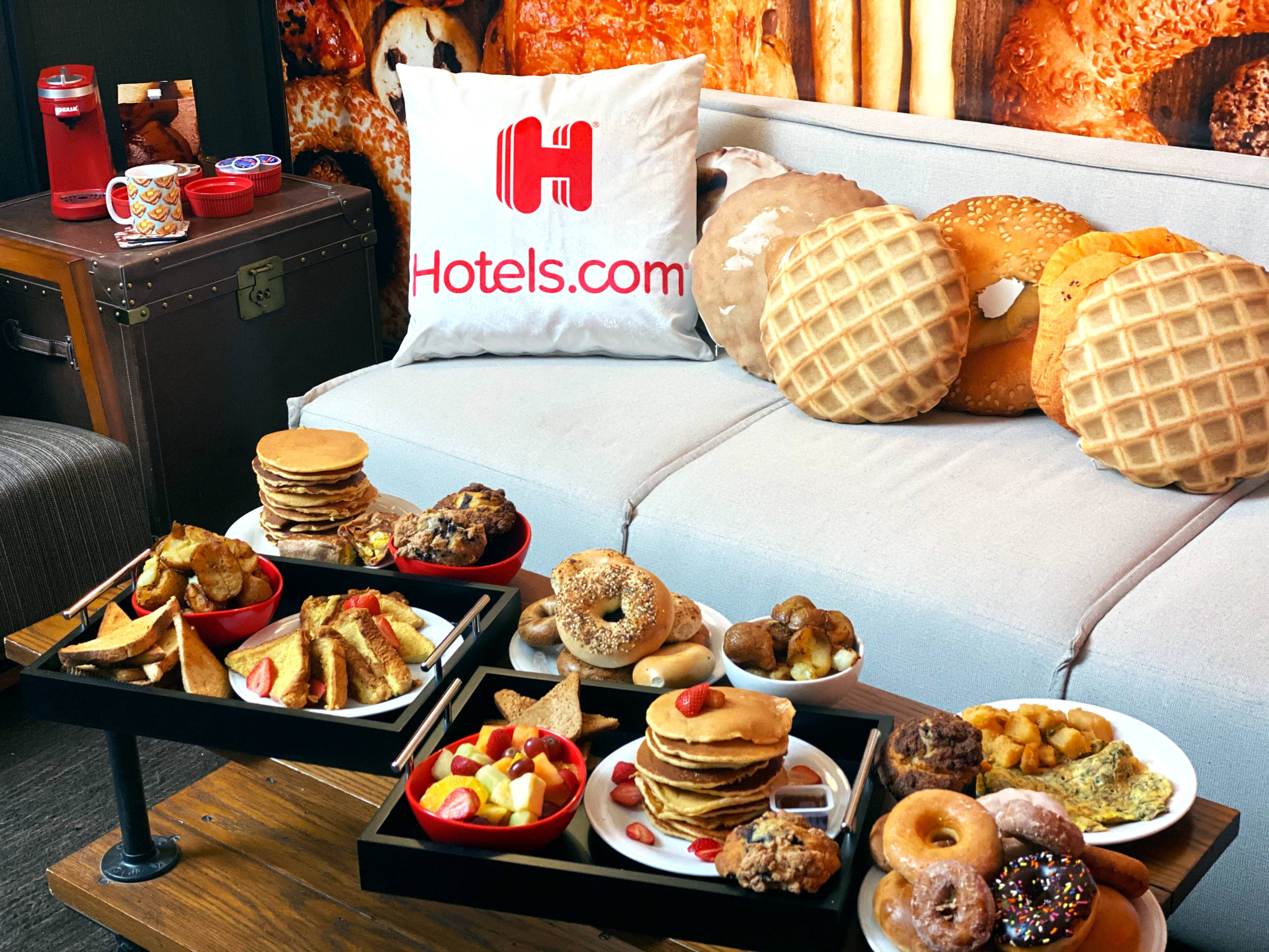 Bread and Breakfast: This carb-themed hotel will put you in a food coma