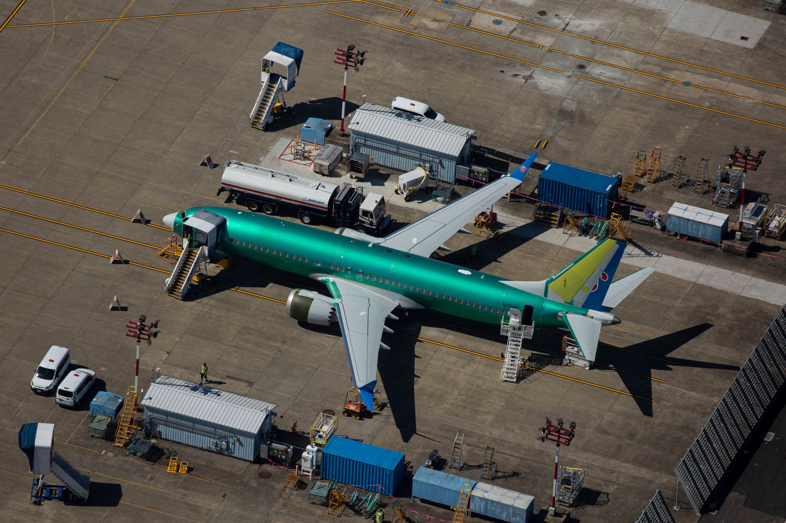 Boeing 737 Max Planes Sit Idle As Company Continues To Work On Software Glitch That Contributed To Two Fatal Jetliner Crashes