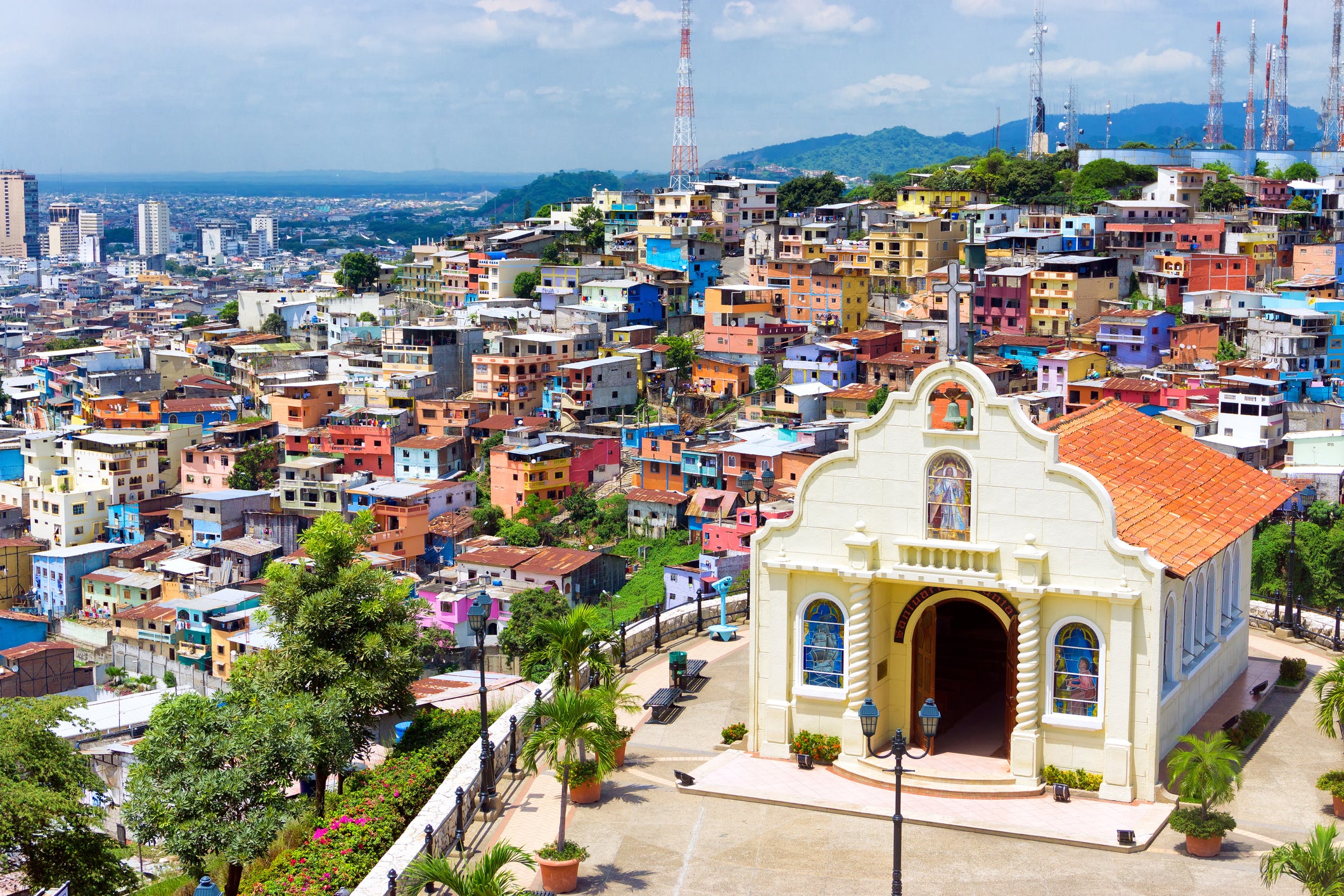 Idyllic Old Town In Ecuador