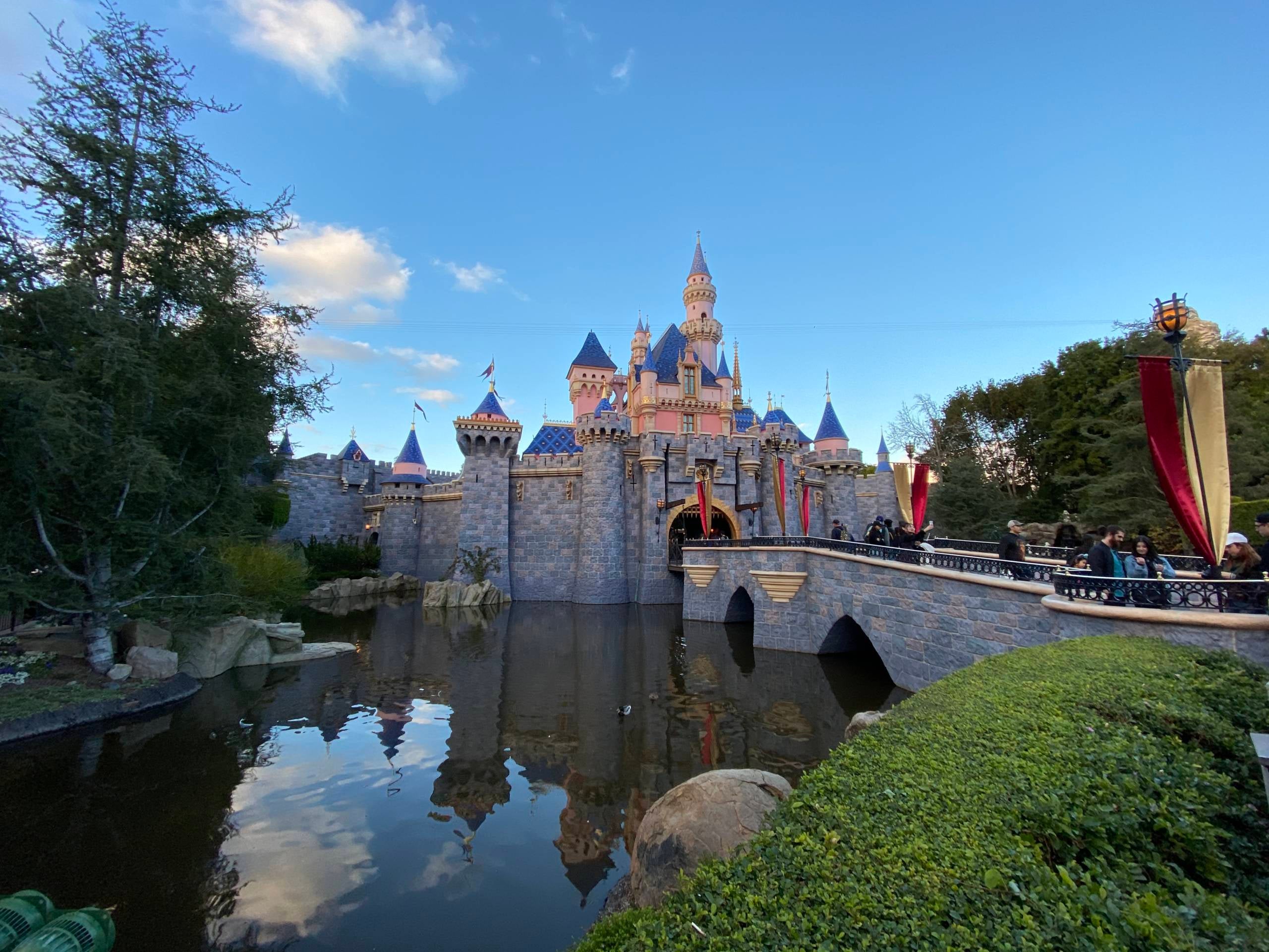 Disneyland Sleeping Beauty Castle 2020 Colors
