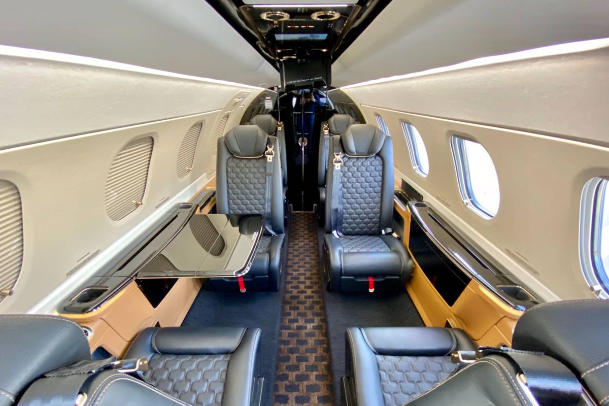 Flying Embraer's super posh, quiet $10 million private jet - The Points Guy