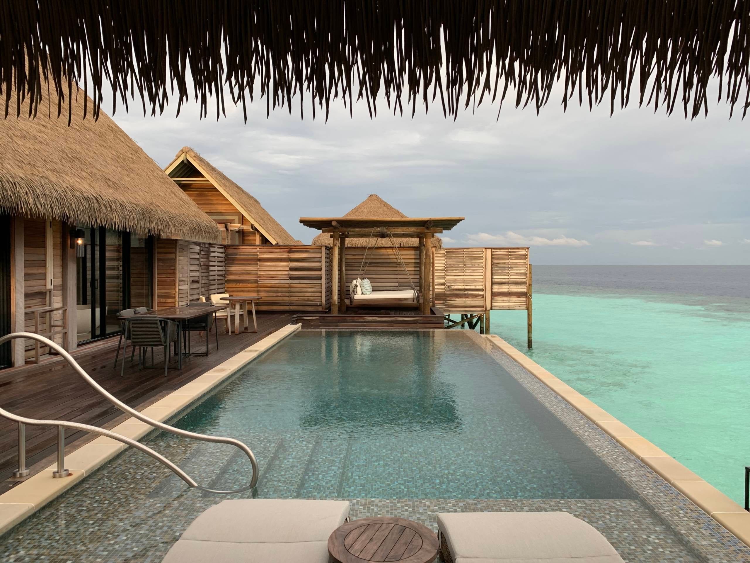 The Queen Grand Overwater Reef Villa at the Waldorf Astoria Maldives Ithafushi