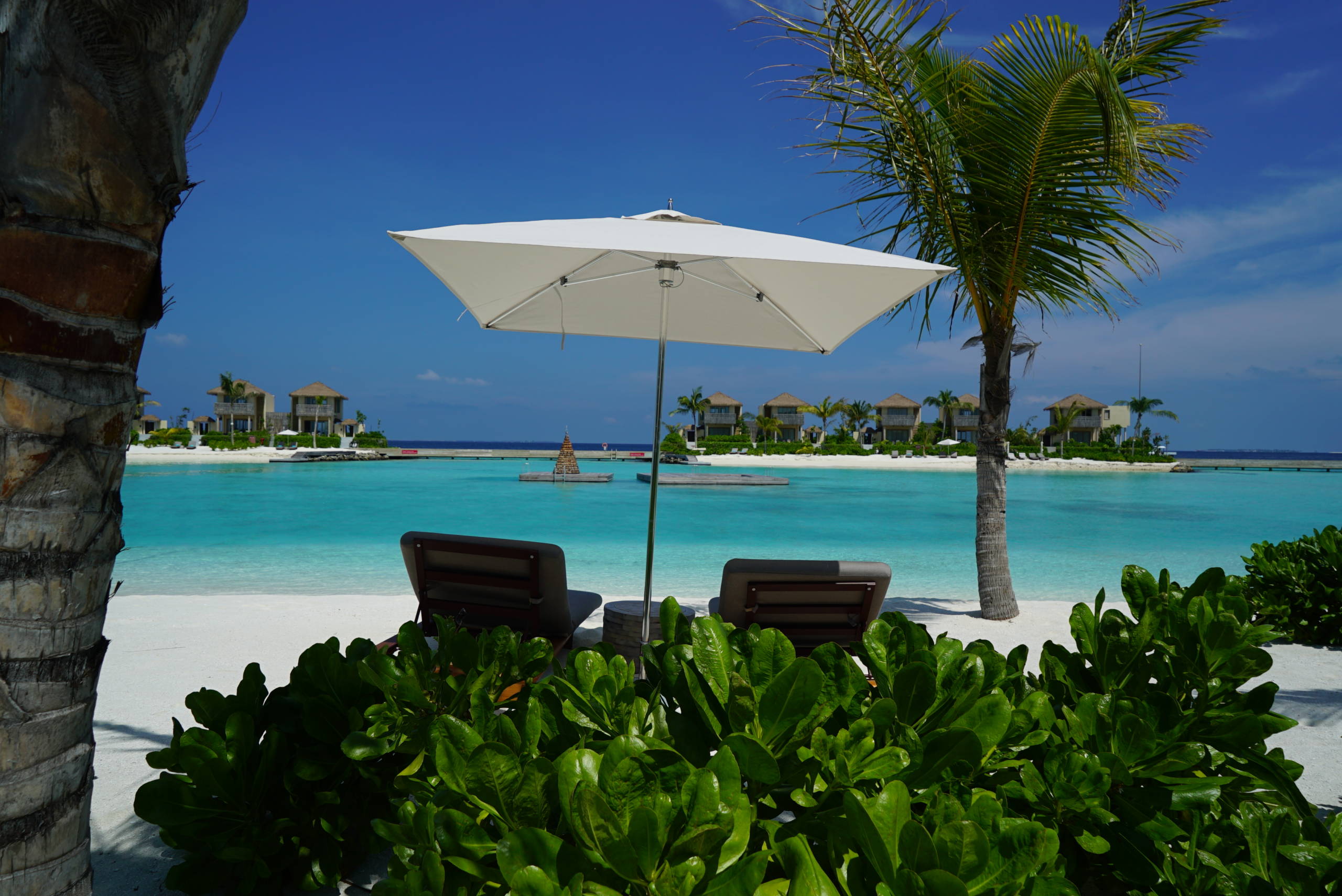 Sunset one-bedroom lagoon pool villa at InterContinental Maldives Maamunagau Resort