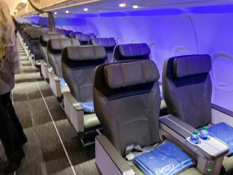 Pods, lie-flat seats and recliners: A look at premium transcon service ...