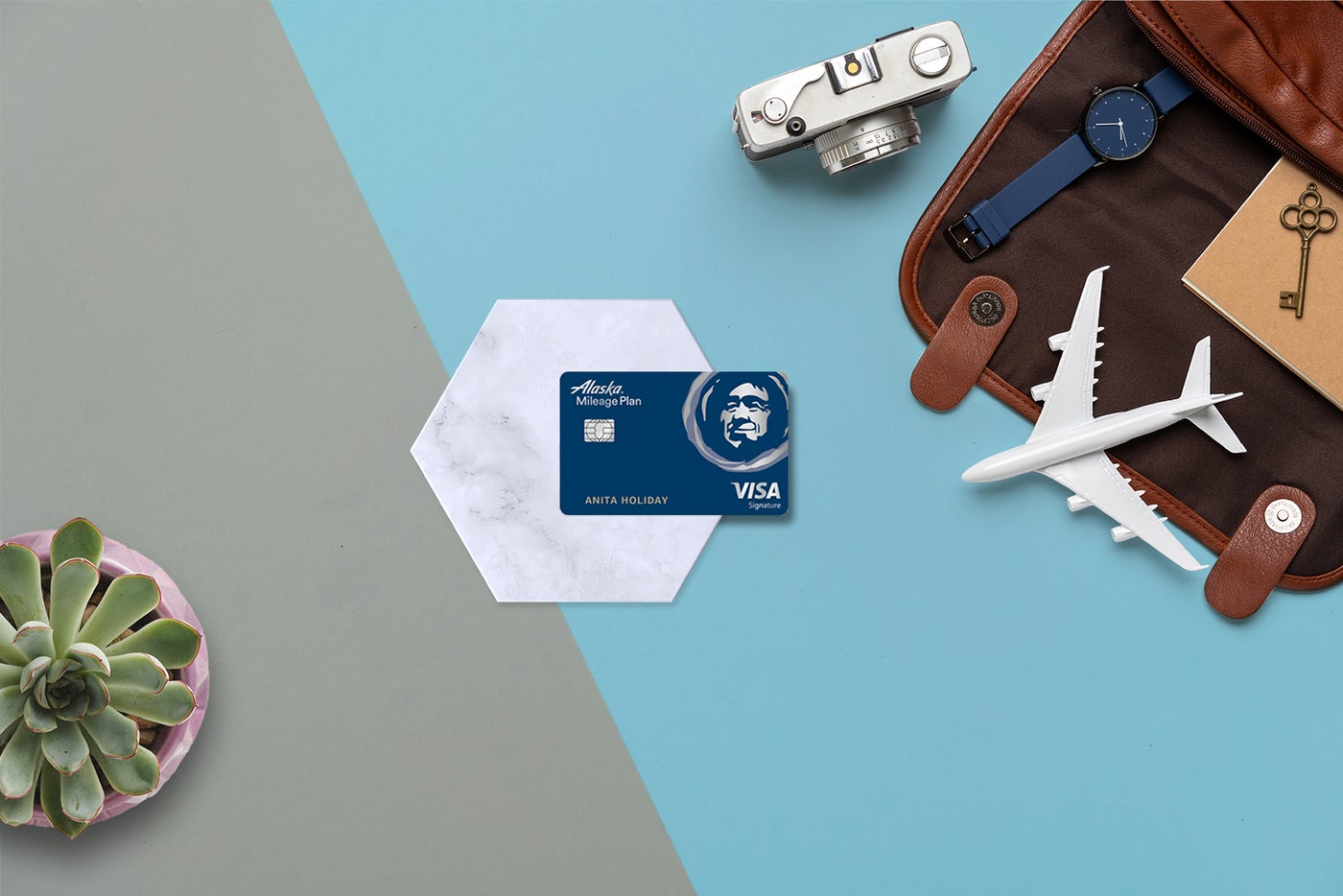 Alaska Airlines Wallet IUCN Water