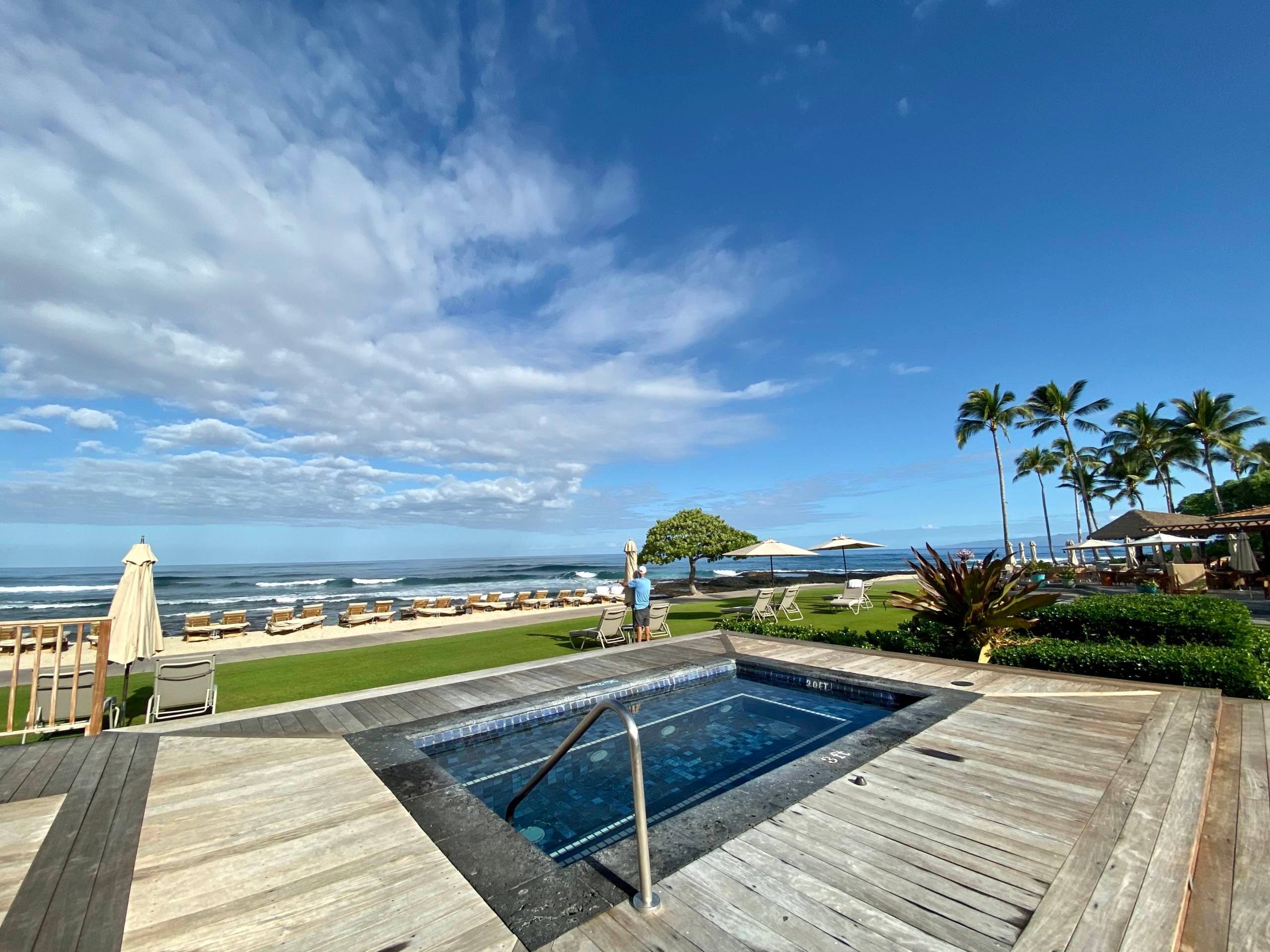 My 11 year old daughter in the pool. Yeah she loved every minute of it. -  Picture of Four Seasons Resort Hualalai, Island of Hawaii - Tripadvisor