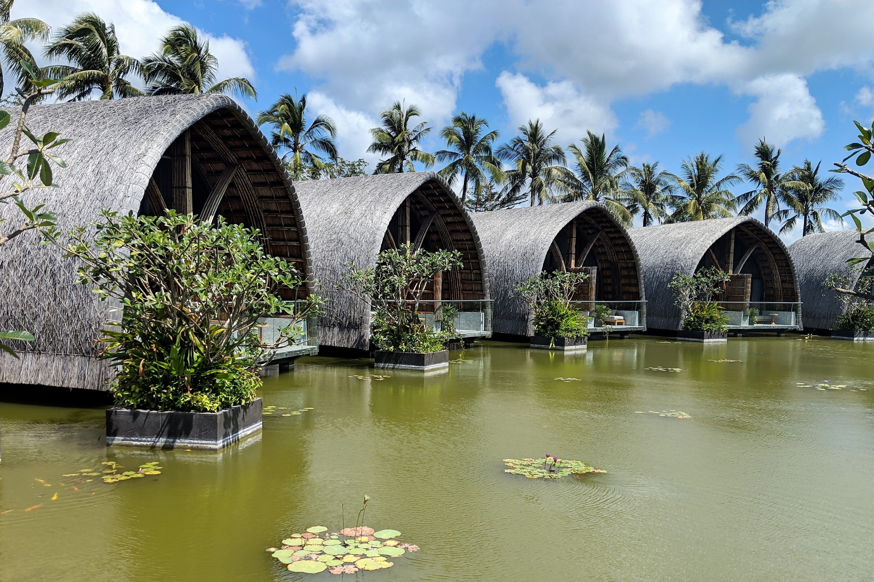 Overwater spa bungalows.