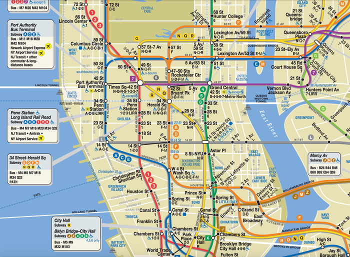 Penn Station Subway Map - United States Map