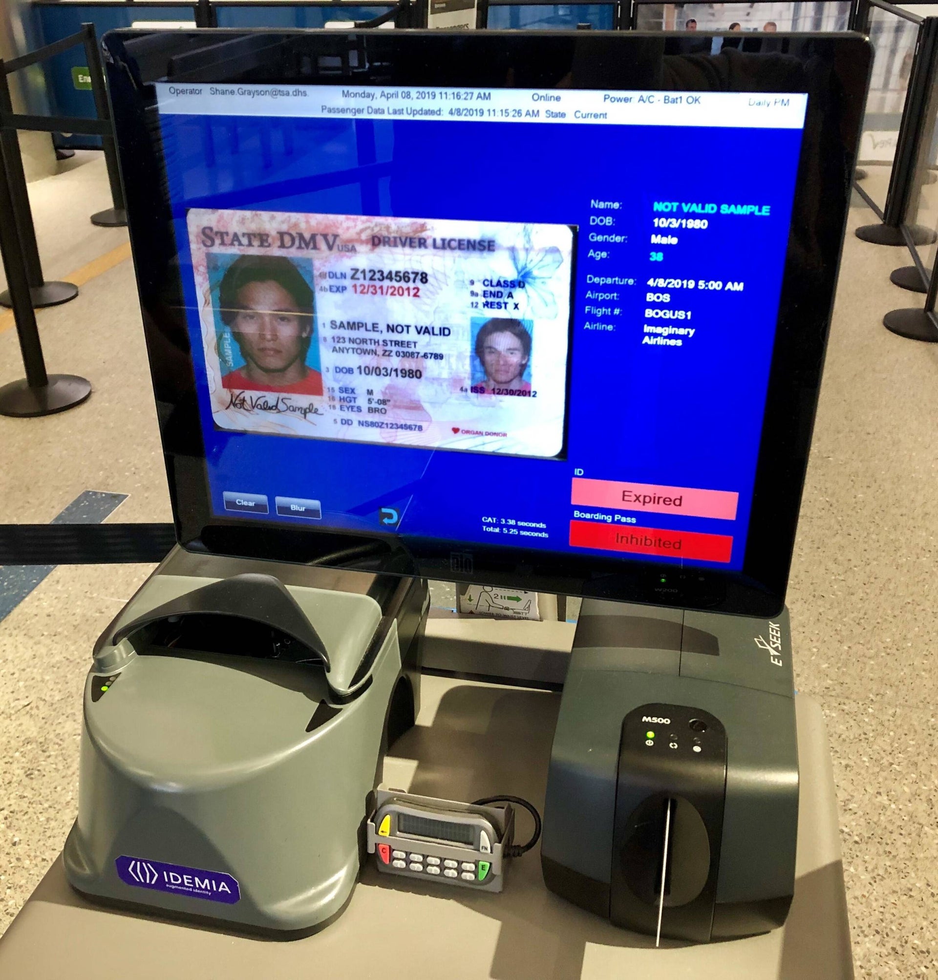 New TSA technology means you don't have to present a boarding pass at
