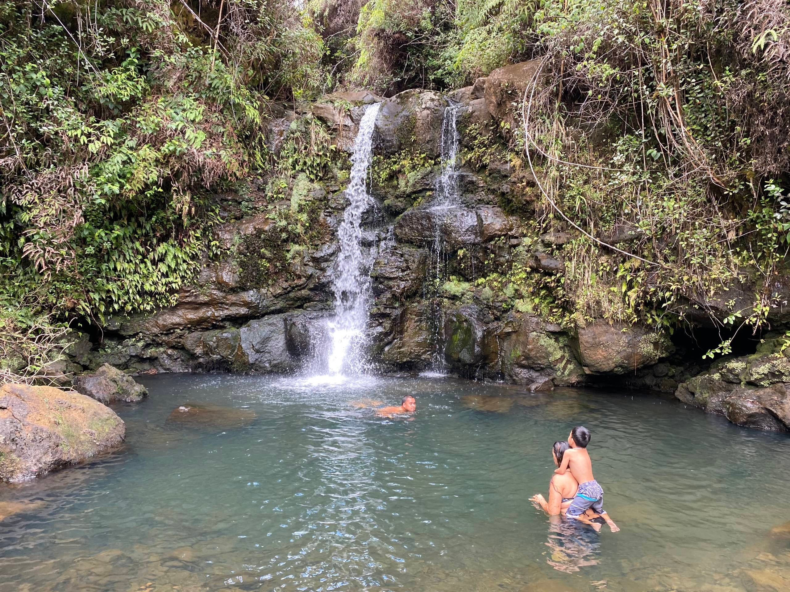 as cachoeiras abundam na Ilha do Havaí. (Crédito da foto: 2DadsWithBaggage)