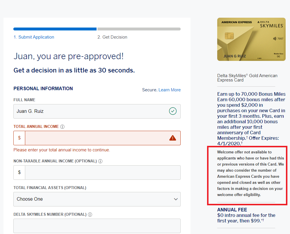 A complete guide to Amex onebonusperlifetime restrictions The