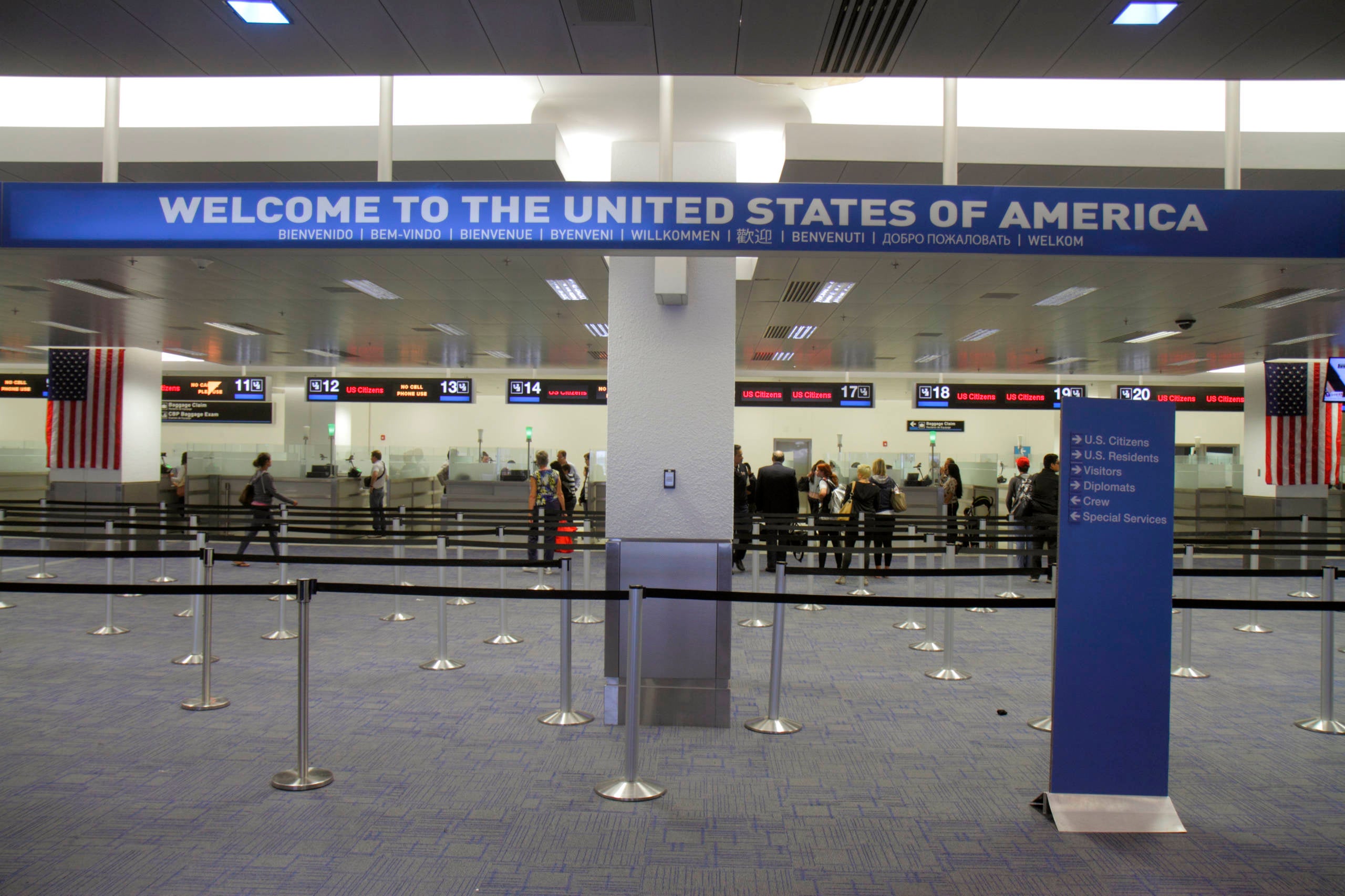 Florida Miami International Airport Passport Control