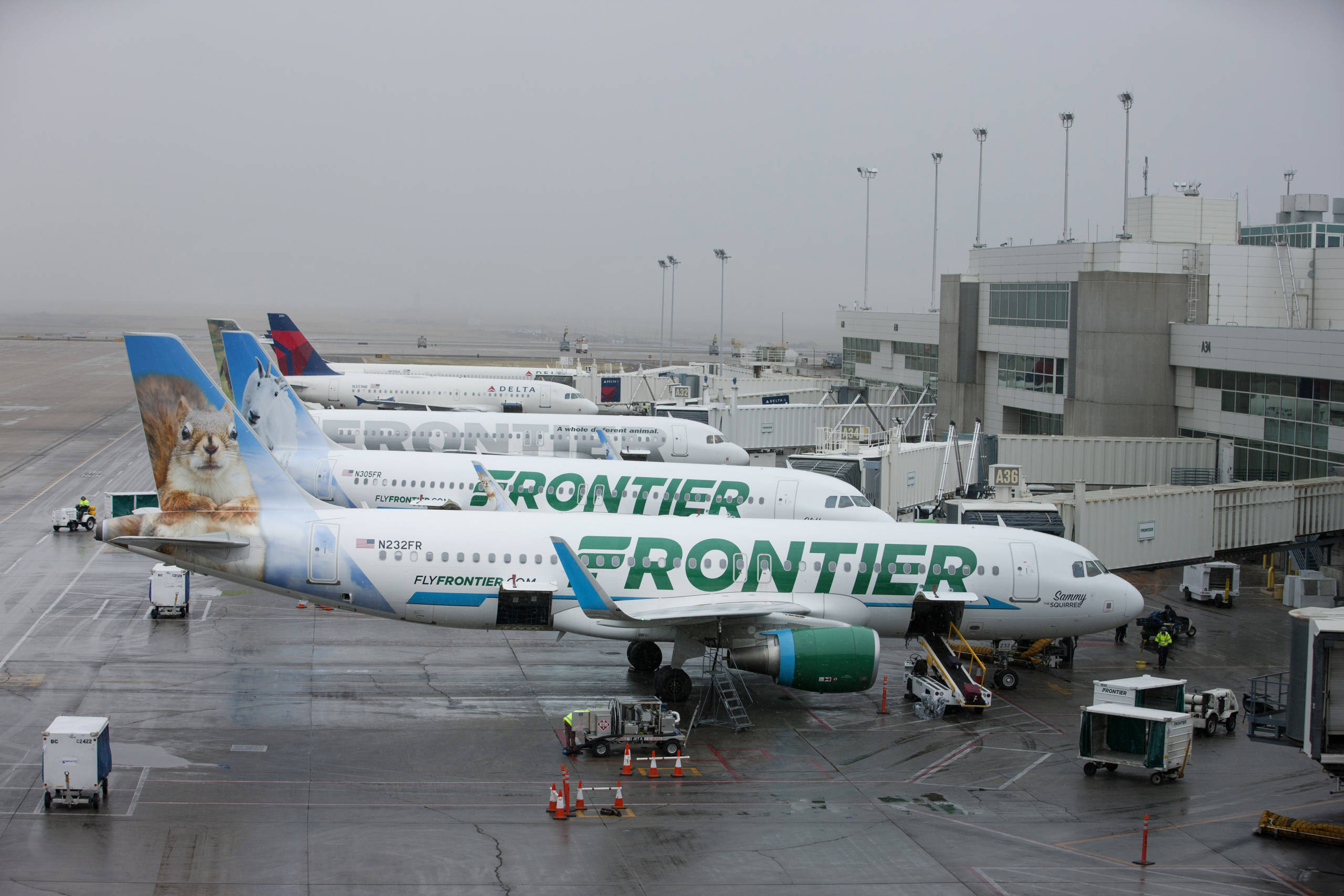 Frontier Airlines Inc. Operations As Company Prepares To Release IPO