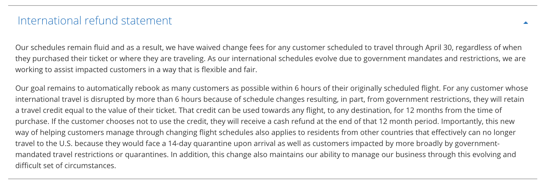 united schedule change travel agent