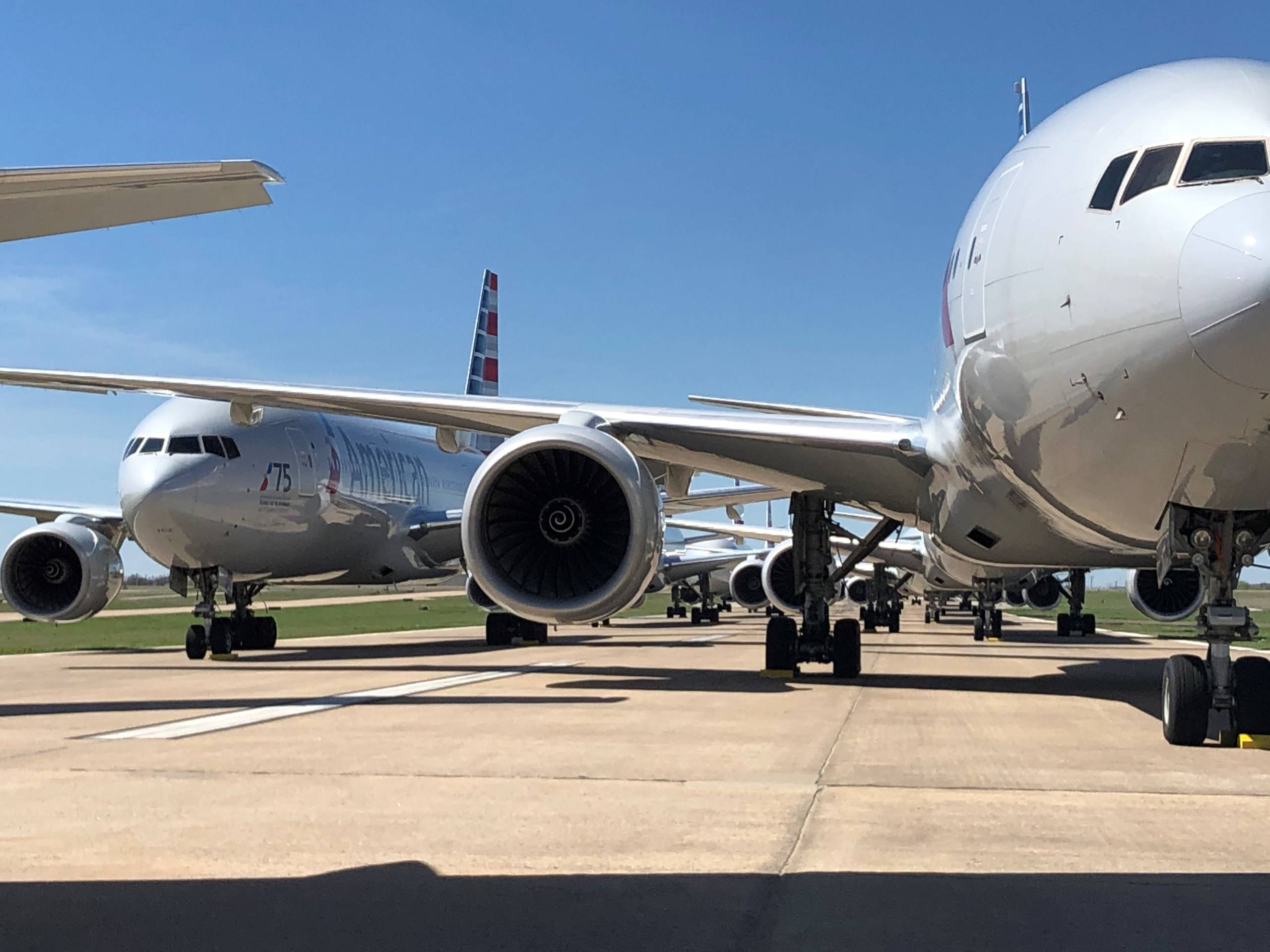 Tulsa parked planes