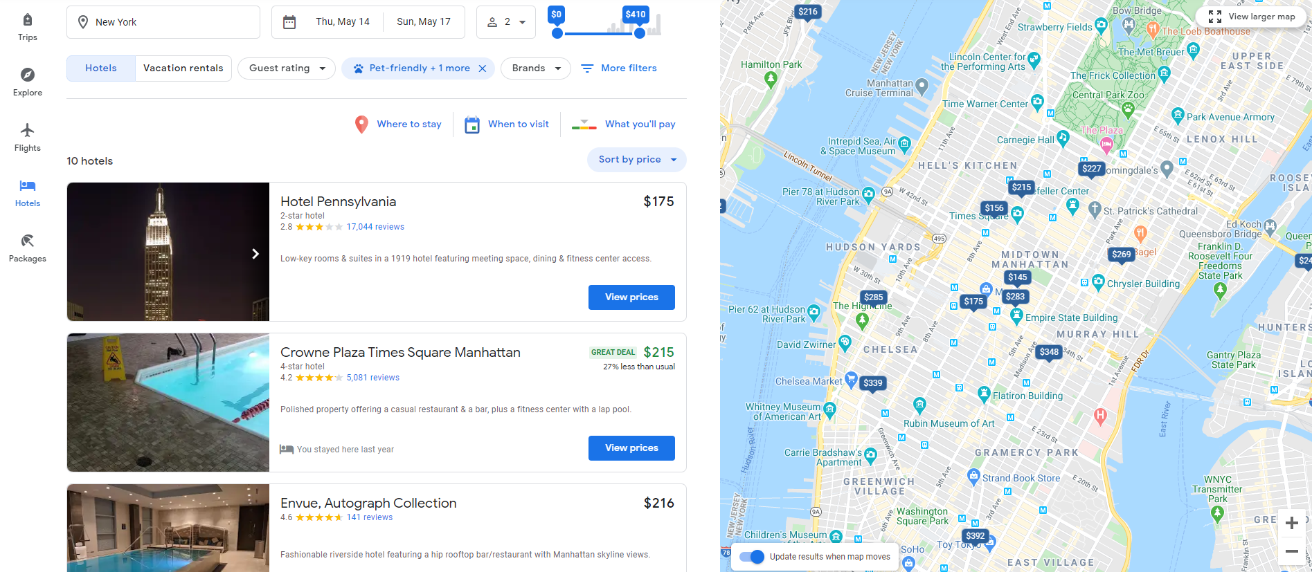 google travel flights and hotels