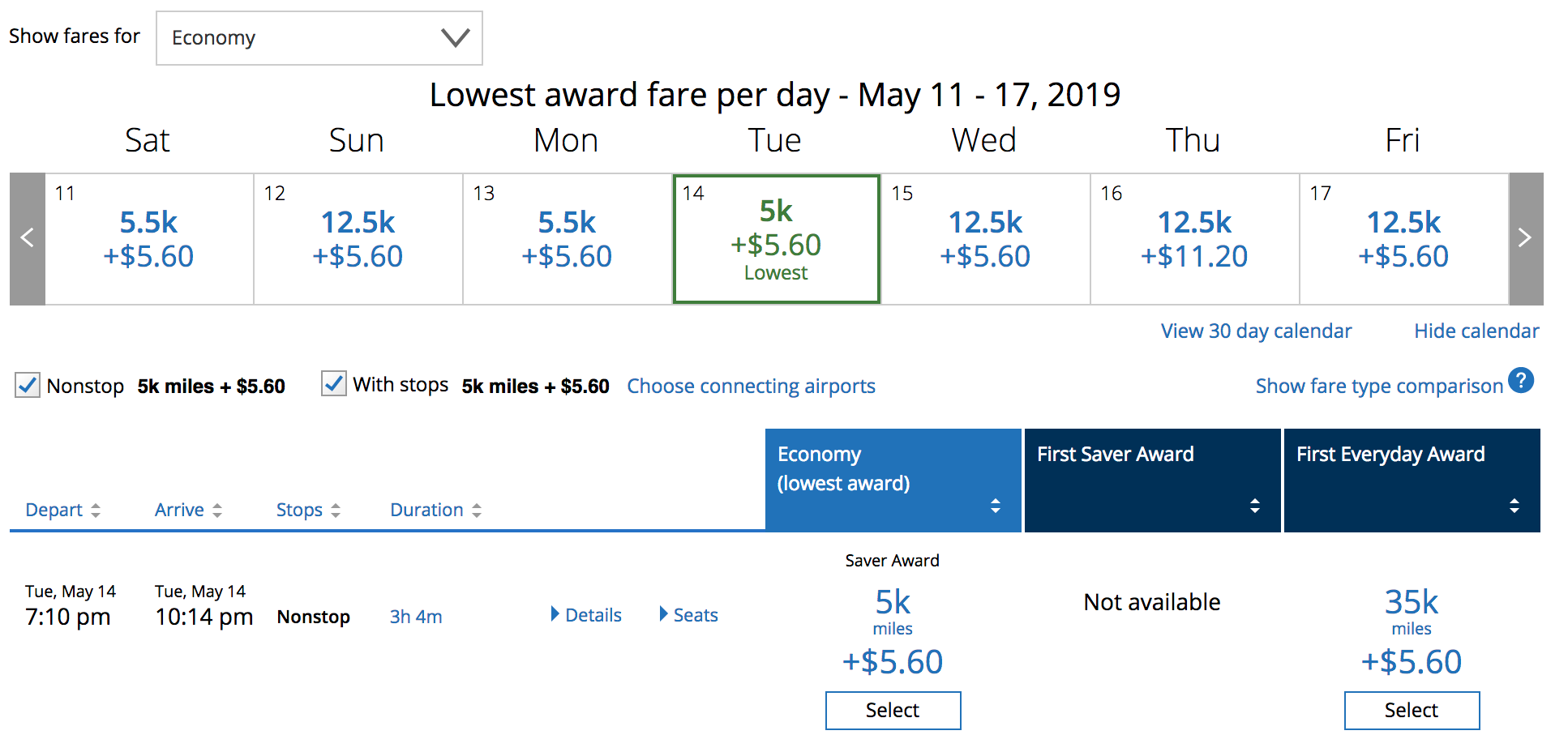 Major Change United MileagePlus Pricing Awards Starting At 5 000 Miles   United 5k  