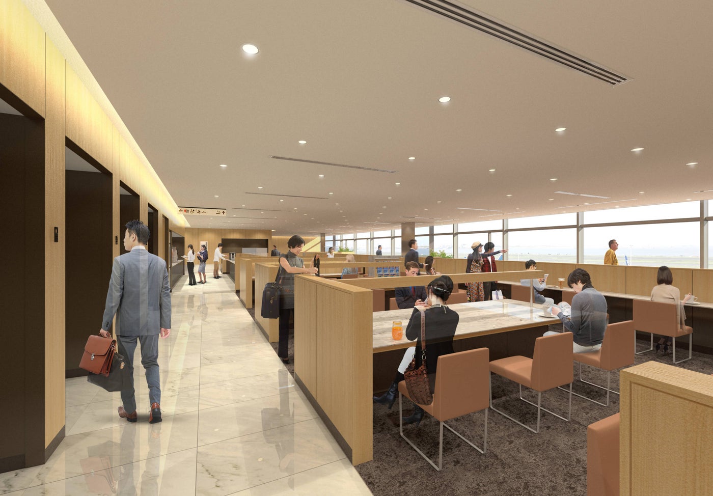 ANA unveils 3 brandnew lounges at Tokyo's Haneda Airport