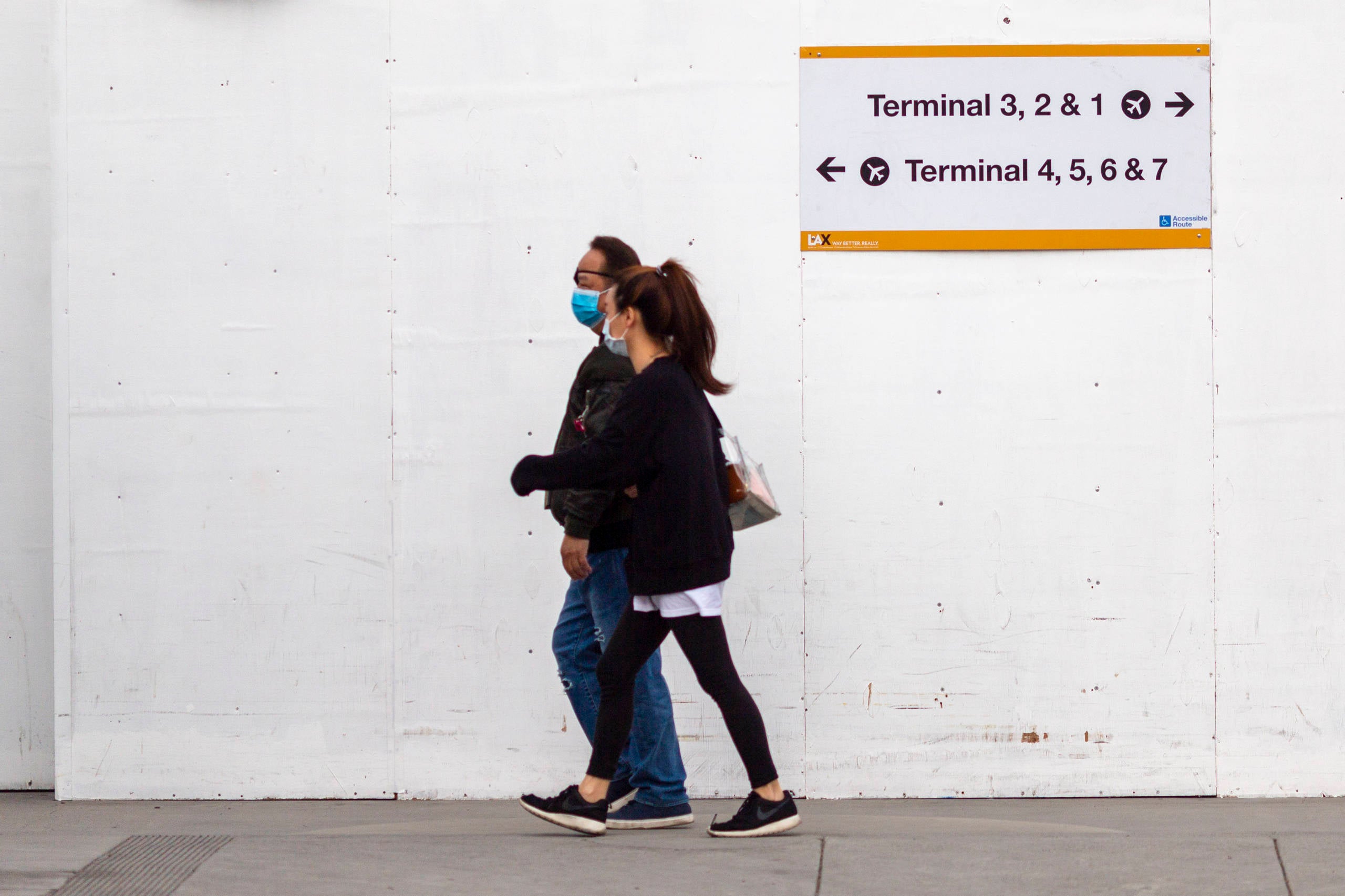 Passenger Traffic At LAX Airport Drops 90% During Coronavirus Pandemic