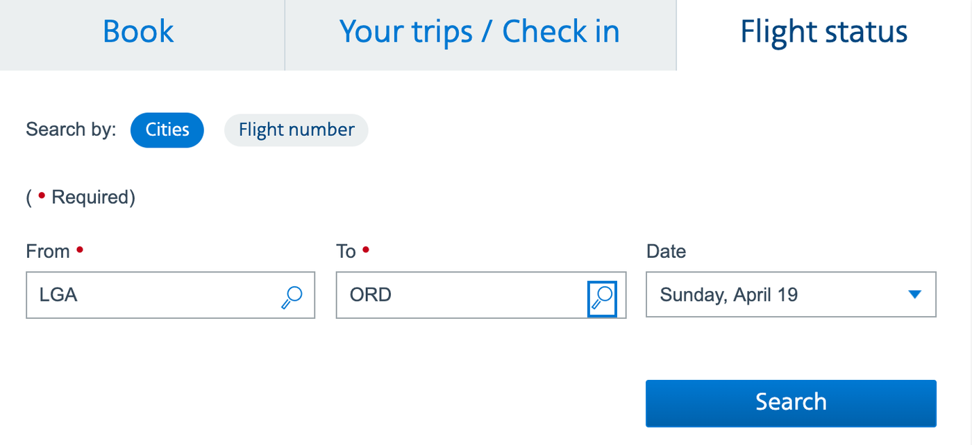 How to track American Airlines flight status