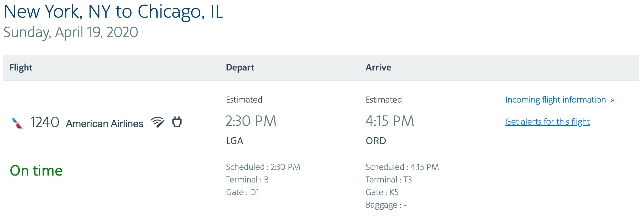 How to track American Airlines flight status