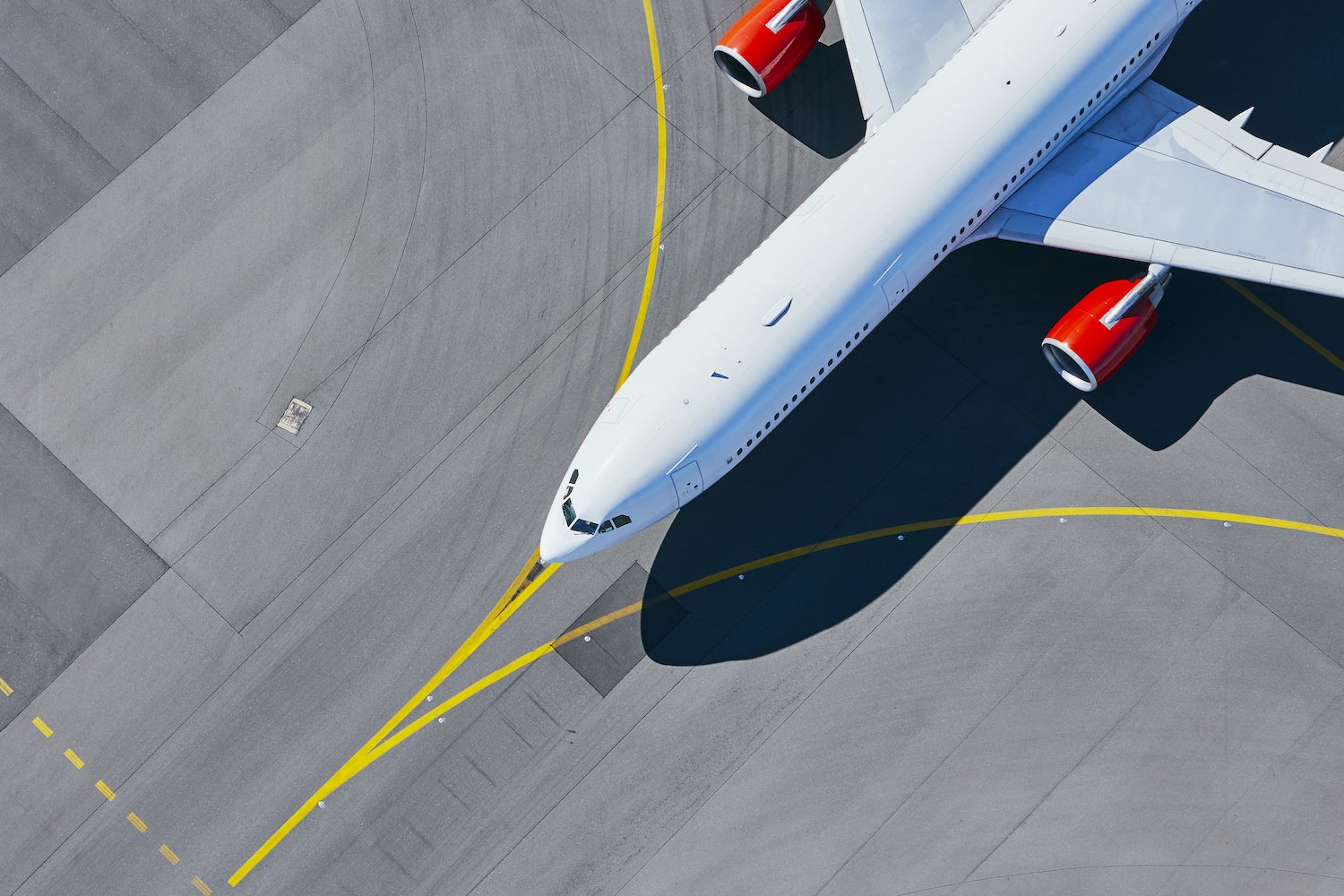 Airplane on a runway