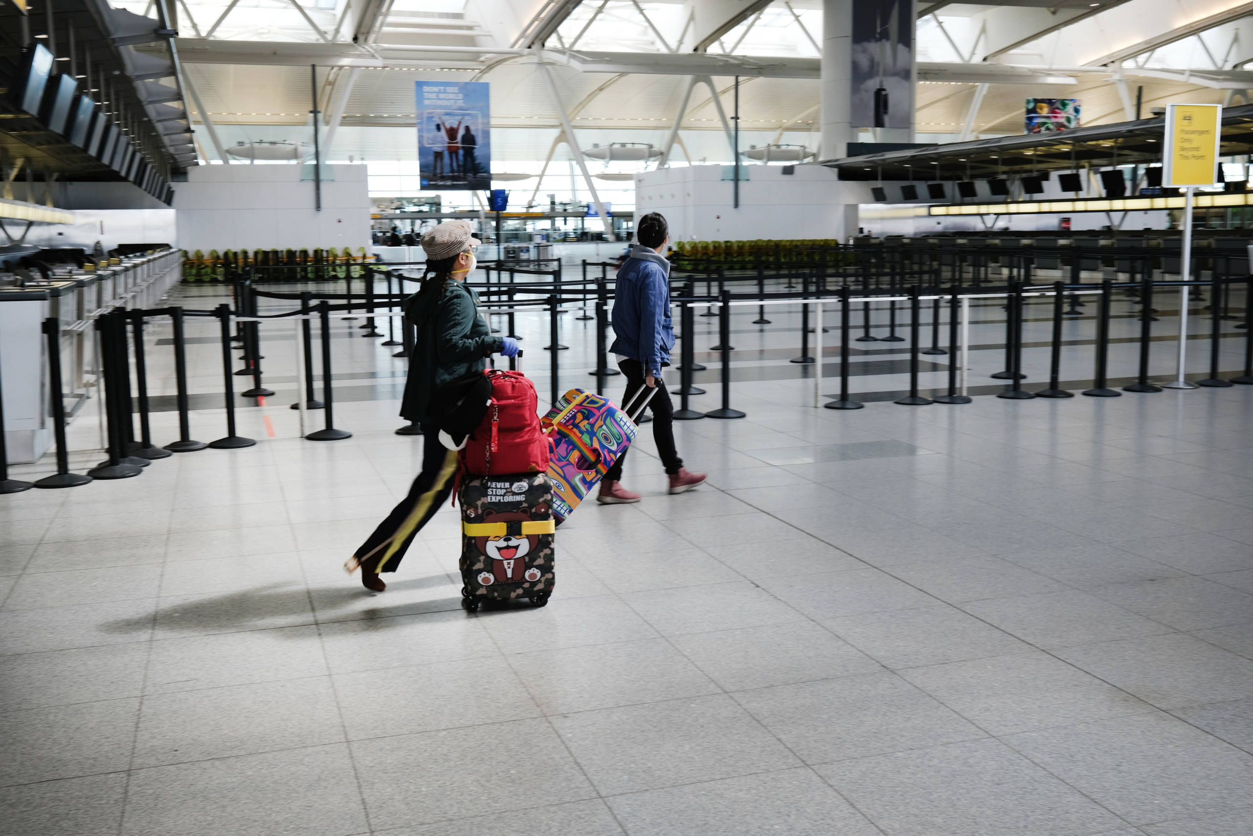 JFK Airport Usage Dwindles During Coronavirus Outbreak