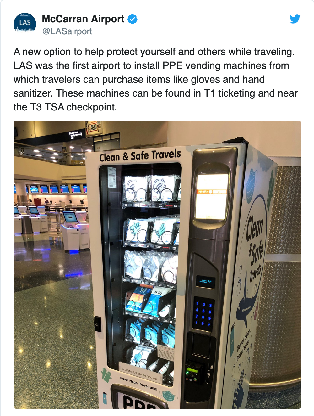 You'd be amazed at what you can buy in an airport vending machine The