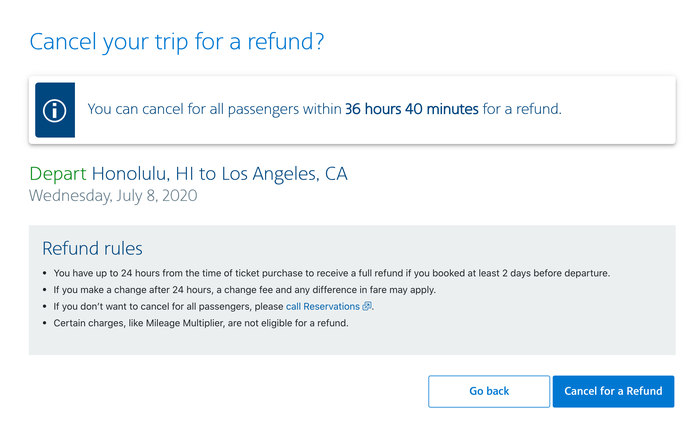 American Airlines' latest feature makes it easier to get a refund