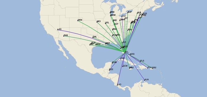 Southwest cuts international, transcontinental routes this winter