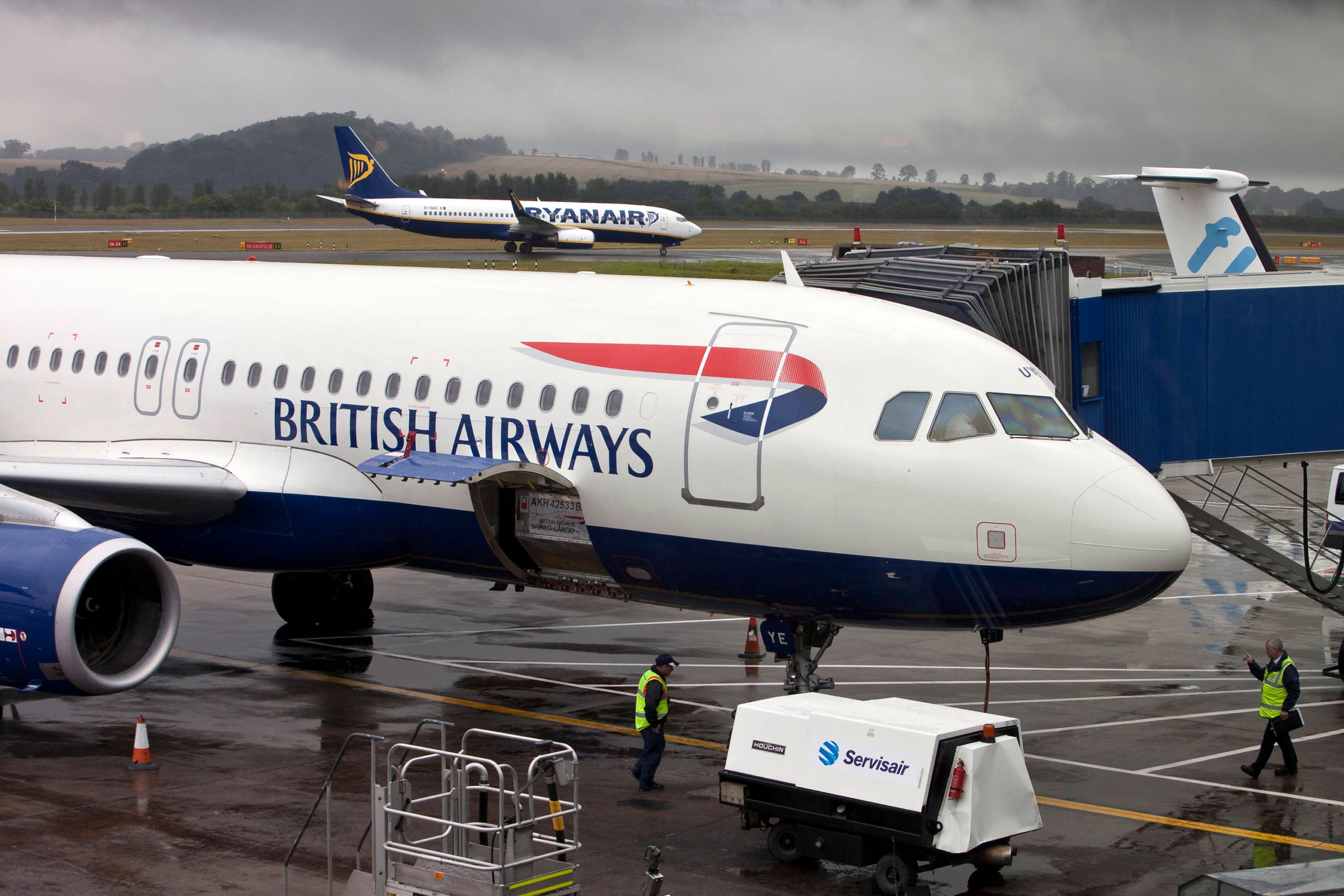 Passengers At BAA's Edinburgh Airport