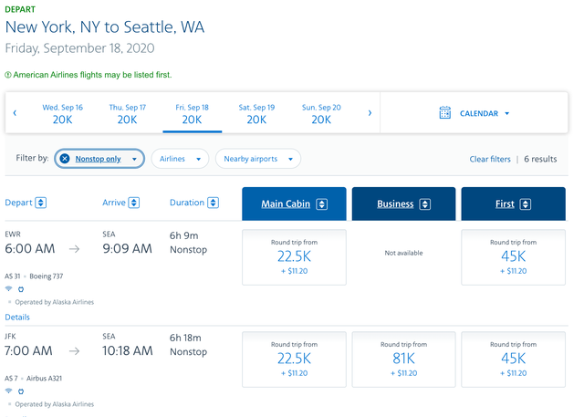 Flight review: Alaska Airlines first, Seattle-New York JFK - The Points Guy